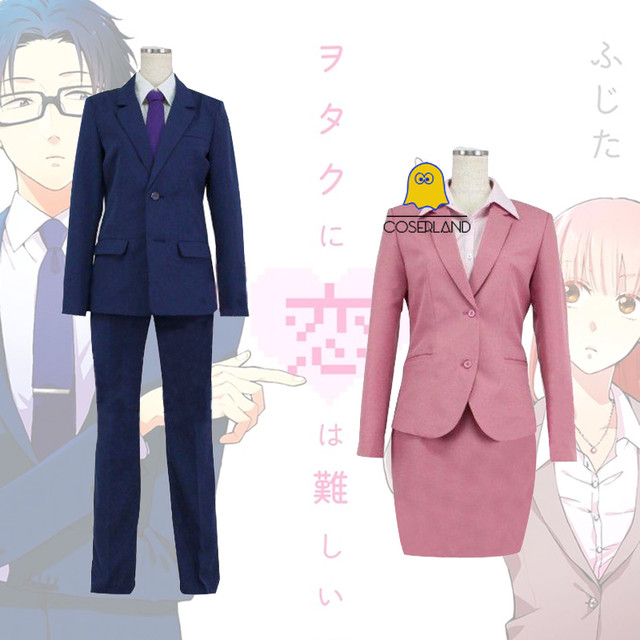 Wotakoi Love is Hard for Otaku Narumi Momose Cosplay Costume Wotaku ni Koi  wa Muzukashii Nifuji Hirotaka Suit Halloween Couples - AliExpress